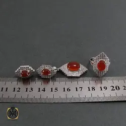 سرویس عقیق زنانه طرح کیانا - کد 7046