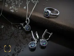 سرویس توپار هفت رنگ زنانه طرح ناهيد - کد 7049