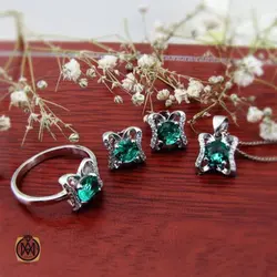 سرویس نقره طرح آیناز زنانه - کد 7307