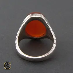 انگشتر عقیق یمن با حکاکی ماشاالله لا قوه الا بالله ان ترن انا اقل منک مالا و ولدا – کد 10273