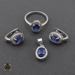 سرویس یاقوت کبود زنانه اصل طرح پانیذ - کد 7178
