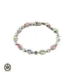 دستبند نقره طرح آوا زنانه -کد 1099