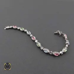 دستبند نقره طرح آوا زنانه -کد 1099