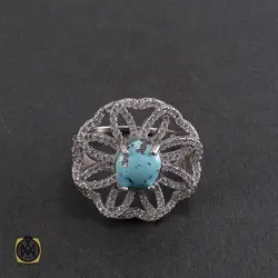 سرویس فیروزه نیشابور زنانه طرح روناک - کد 7042