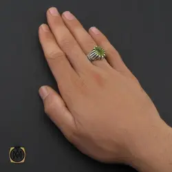 انگشتر زبرجد مردانه  - کد 10180