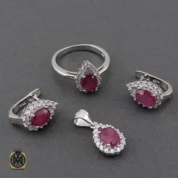 سرویس یاقوت سرخ طرح فلورا زنانه - کد 7163