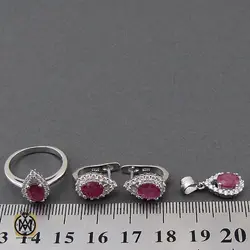 سرویس یاقوت سرخ طرح فلورا زنانه - کد 7163