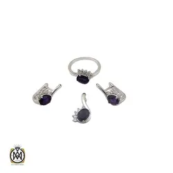 سرویس یاقوت کبود زنانه طرح پانیذ - کد 7107