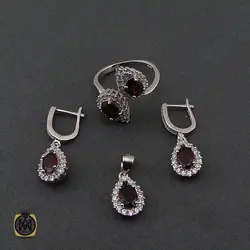 سرویس یاقوت گارنت طرح خاطره زنانه - کد 7132