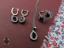 سرویس یاقوت گارنت طرح خاطره زنانه - کد 7132