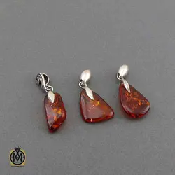 مدال کهربا لسهتان طرح مهربان - کد 3356