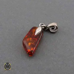 مدال کهربا لسهتان طرح مهربان - کد 3356