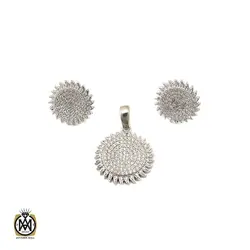 سرویس نقره زنانه طرح خورشید - کد 7078