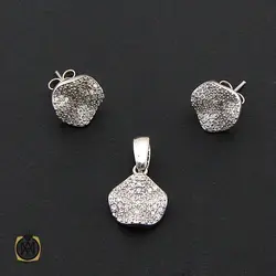سرویس نقره زنانه طرح نگار - کد 7087