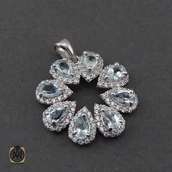 سرویس توپاز آبی طرح پریماه زنانه -کد 7243