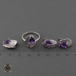 سرویس آمتیست طرح نگار زنانه - کد 7273