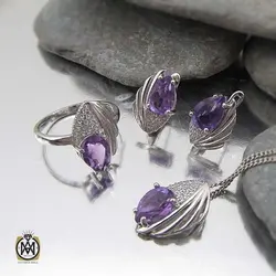 سرویس آمتیست طرح نگار زنانه - کد 7273