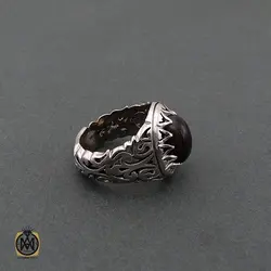 انگشتر اپال مرغوب خوش رنگ دست ساز – کد 8795