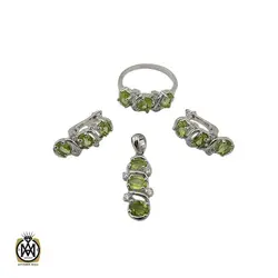 سرویس زبرجد طرح پیچک زنانه -کد 7237