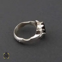 انگشتر گارنت مردانه هنر دست استاد صادقی- کد 10862