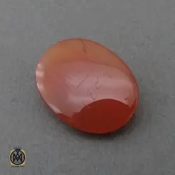 نگین عقیق یمن با حکاکی سروده ای از سعدی استاد طاها - کد 9083