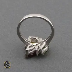 سرویس نقره نگین اصلی طرح تبسم زنانه - کد 7279