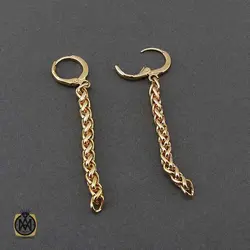 سرویس زنجیری زنانه استیل برند zj طرح کارولین - کد 7334