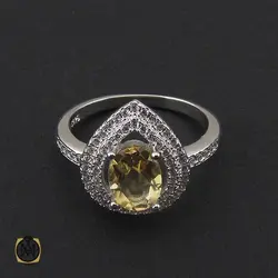 سرویس سیترین زنانه طرح فلورا - کد 7112