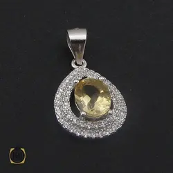 سرویس سیترین زنانه طرح فلورا - کد 7112