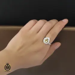 سرویس سیترین زنانه طرح فلورا - کد 7112