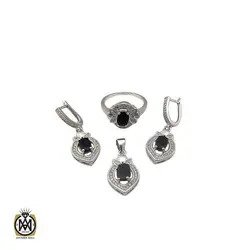 سرویس یاقوت کبود زنانه طرح کیانا - کد 7113