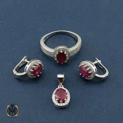 سرویس یاقوت سرخ طرح دیبا زنانه - کد 7133