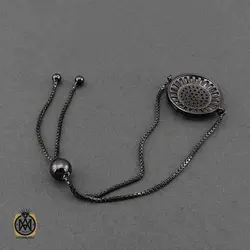 دستنبد نقره زنانه با طرح چشم زخم مدل روشا – کد 1193