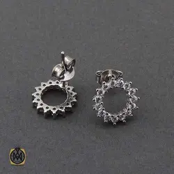 سرویس نقره زنانه پر نگین درخشان طرح ملیسا - کد 7322