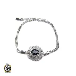 دستبند یاقوت کبود زنانه طرح پریناز – کد 1012