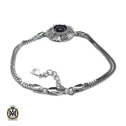 دستبند یاقوت کبود زنانه طرح پریناز – کد 1012