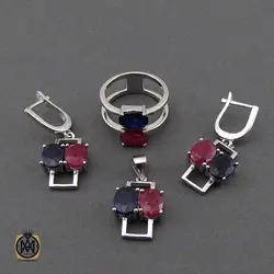 سرویس یاقوت سرخ و کبود طرح مهردخت زنانه - کد 7148