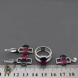 سرویس یاقوت سرخ و کبود طرح مهردخت زنانه - کد 7148