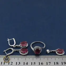 سرویس یاقوت سرخ طرح گیسو زنانه - کد 7135