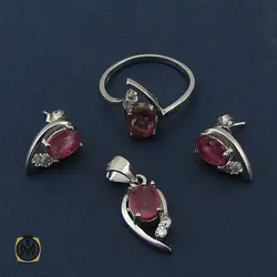 سرویس یاقوت سرخ طرح ناهید زنانه - کد 7137