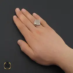 انگشتر عقیق یمن با حکاکی یا عباس مردانه – کد 10620