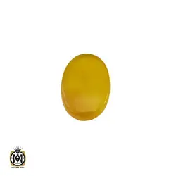 نگین تک عقیق زرد شرف الشمس درشت – کد 9051