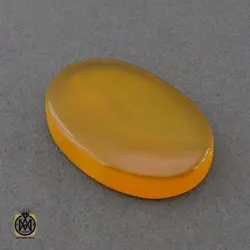 نگین تک عقیق زرد شرف الشمس درشت – کد 9051