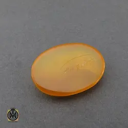 نگین تک عقیق زرد شرف الشمس درشت – کد 9051