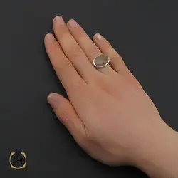 انگشتر عقیق یمن با حکاکی شرف الشمس مردانه - کد 10642