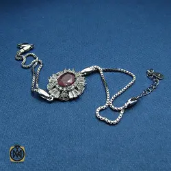 دستبند یاقوت سرخ زنانه – کد 1009