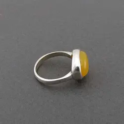 انگشتر عقیق شرف الشمس اسپرت معدنی و خوش رنگ - کد 11200