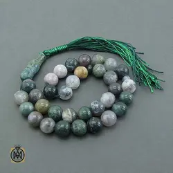 تسبیح جاسپر 33 دانه درشت خوش رنگ - کد 4454