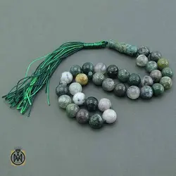 تسبیح جاسپر 33 دانه درشت خوش رنگ - کد 4454