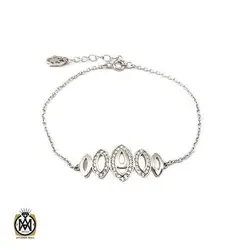 دستبند نقره زنانه طرح بنیتا – کد 1188